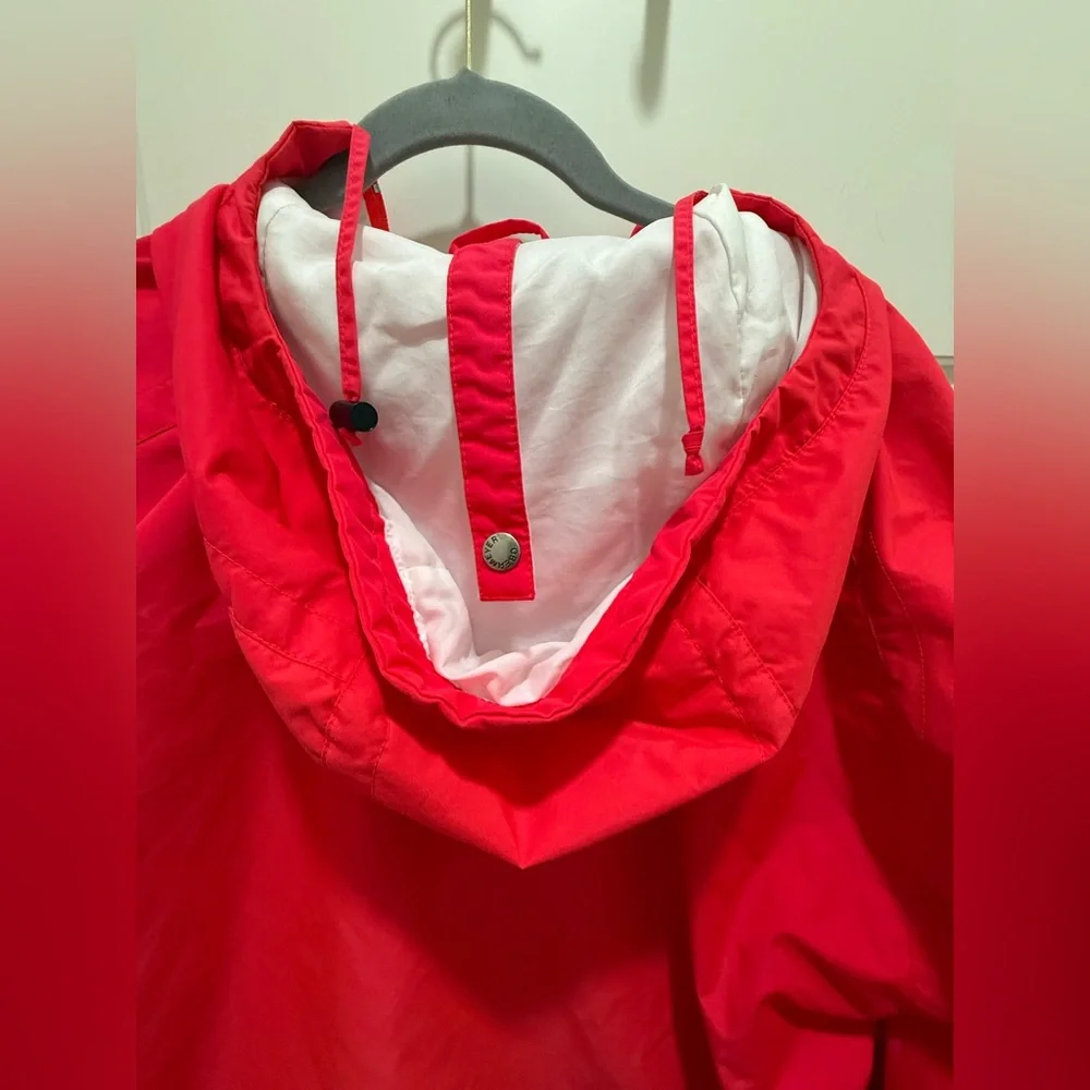 Men's Vintage Retro OBERMEYER Caribou Snowboarding Jacket. Neon Pink. Medium